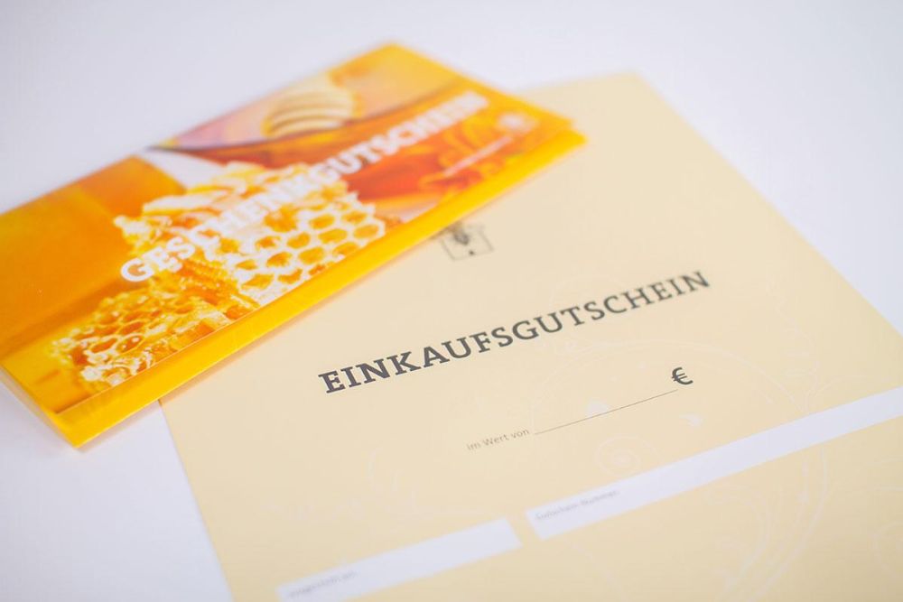 Gutscheine für Honig Reinmuth in neuem Corporate Design