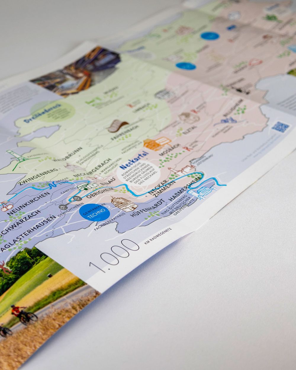 Karte mit besonderen Orten