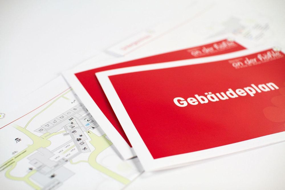 Gebäudeplan vom Gesundheitszentrum an der Höhle