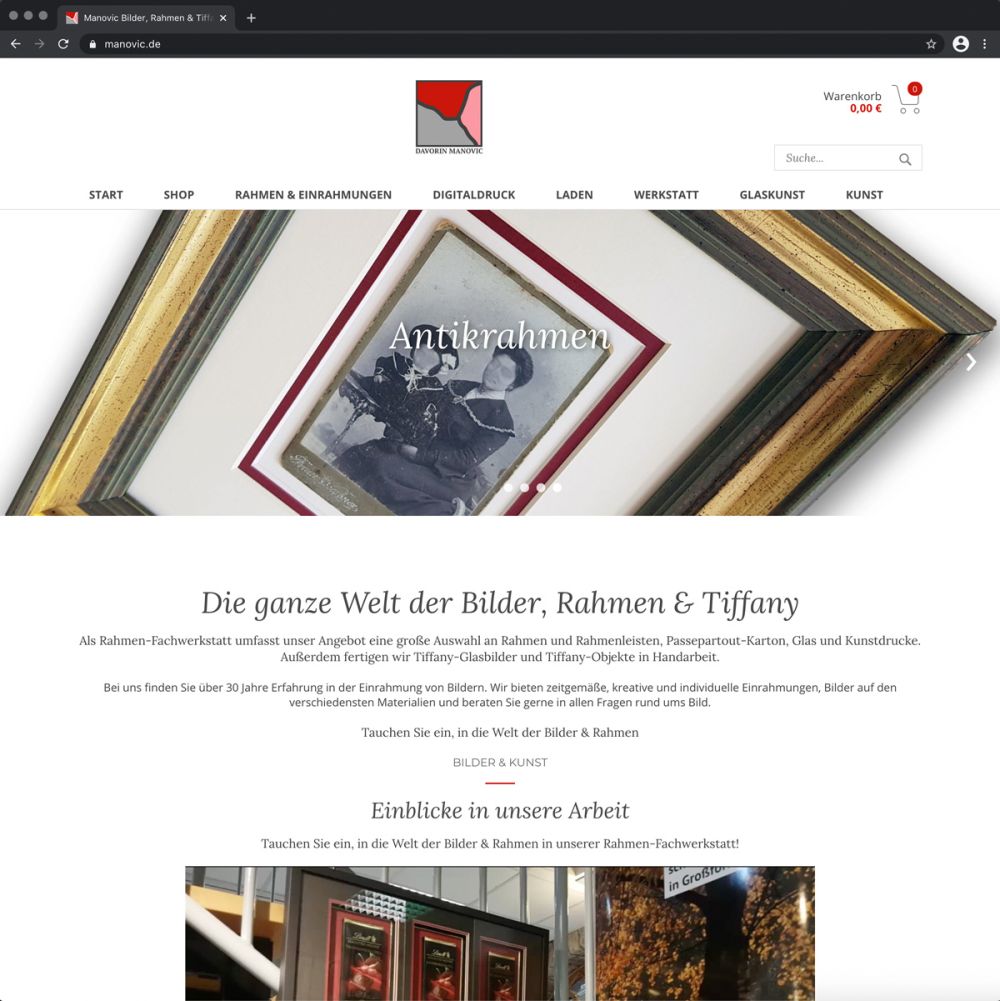 Screenshot Antikrahmen