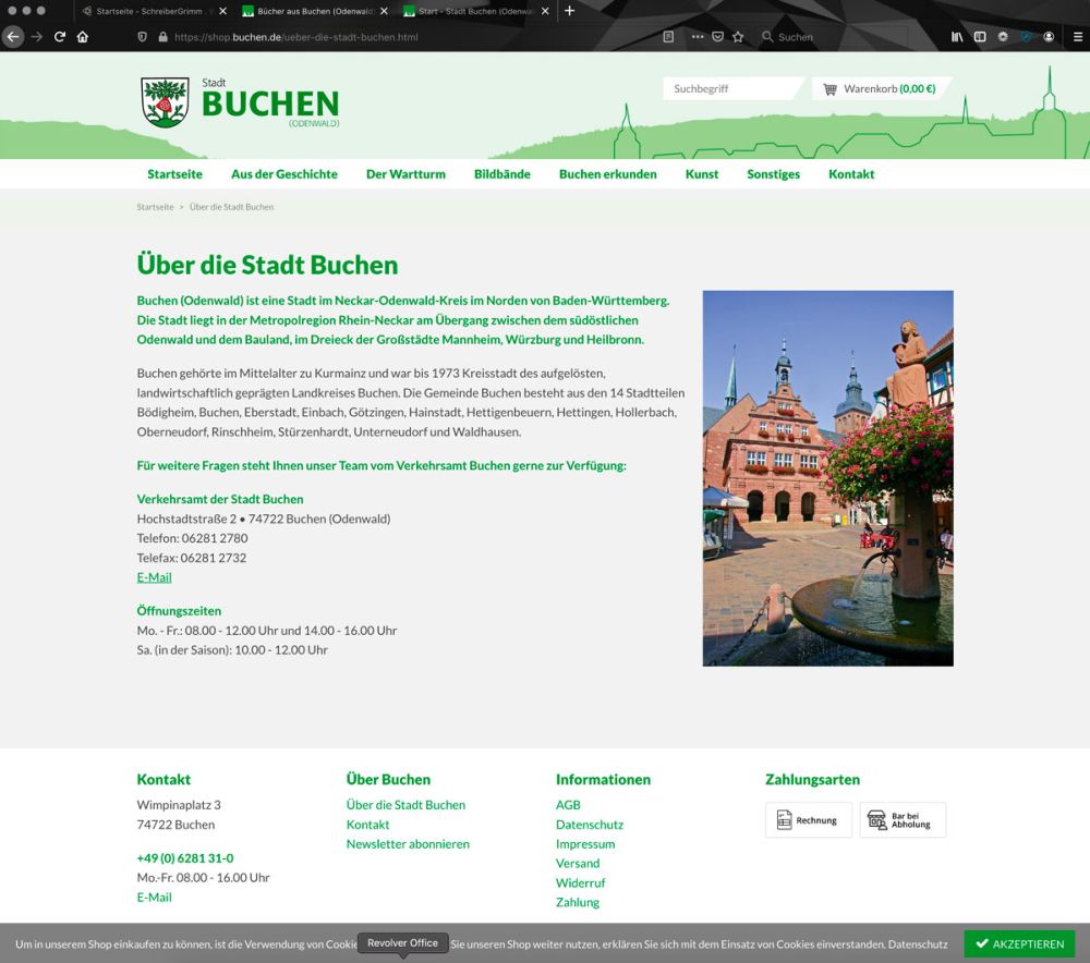 Über die Stadt Buchen