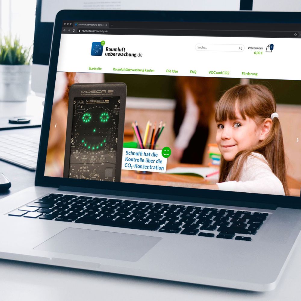 Onlineshop Raumluftüberwachung MOSCA
