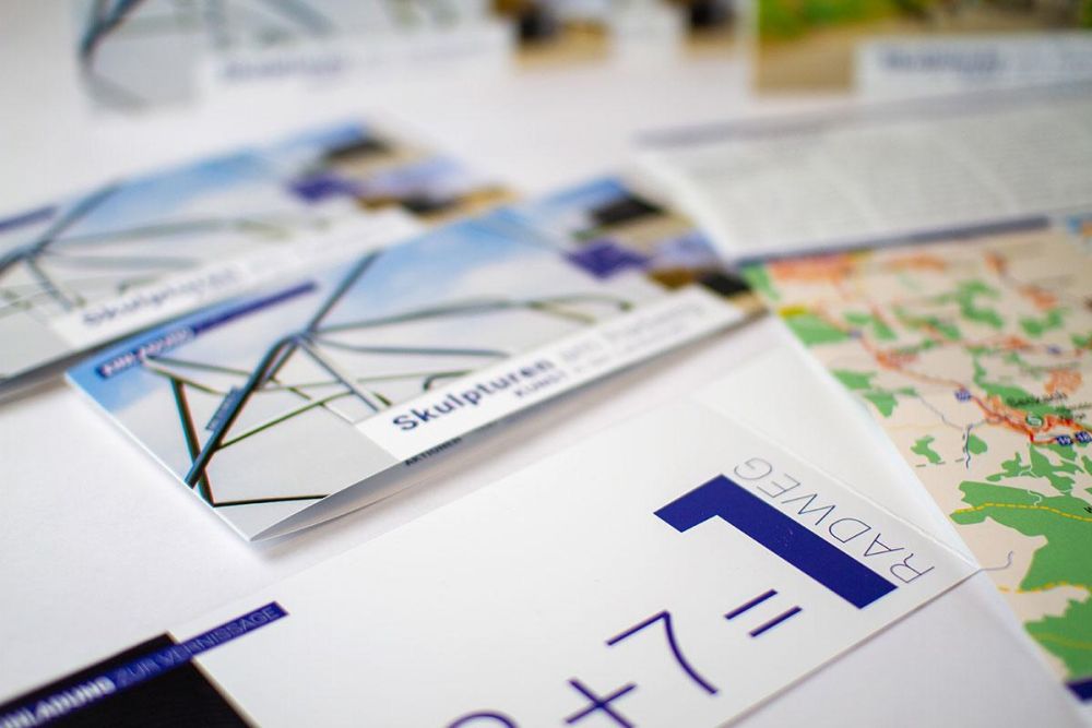 Drucksachen für den Skulpturenradweg