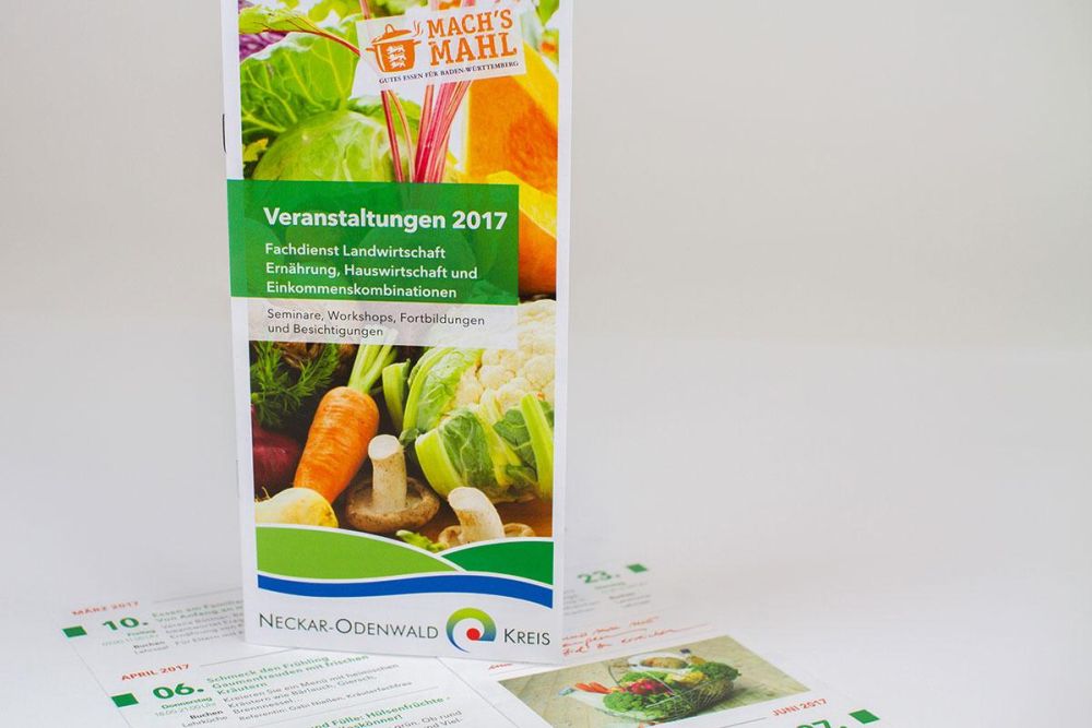 Flyer Veranstaltungskalender Landwirtschaftamt