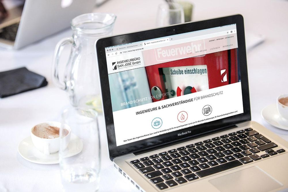 Webseite Brandschutzkonzepte Rhein-Neckar-Region