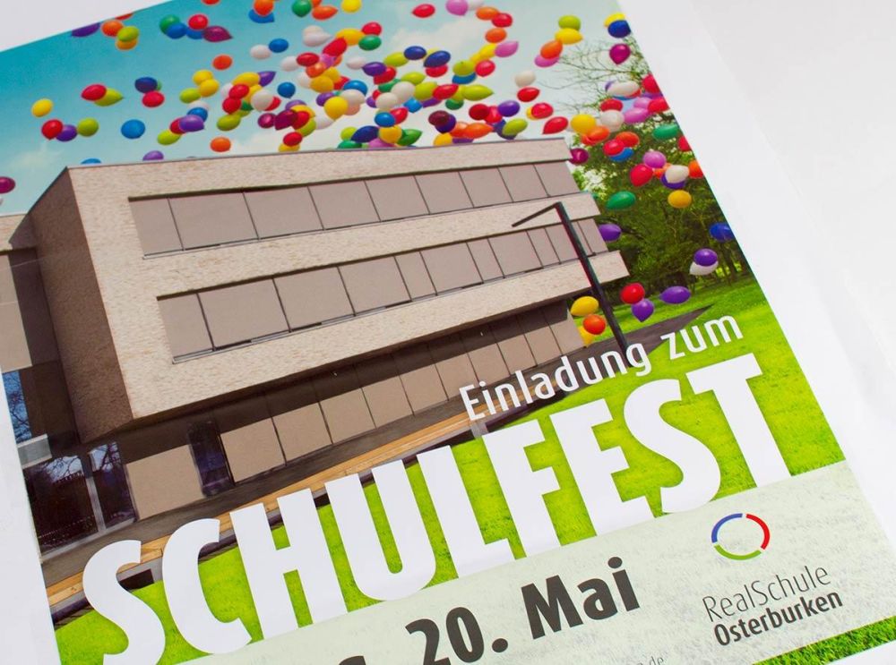 Plakat zum RSO Schulfest