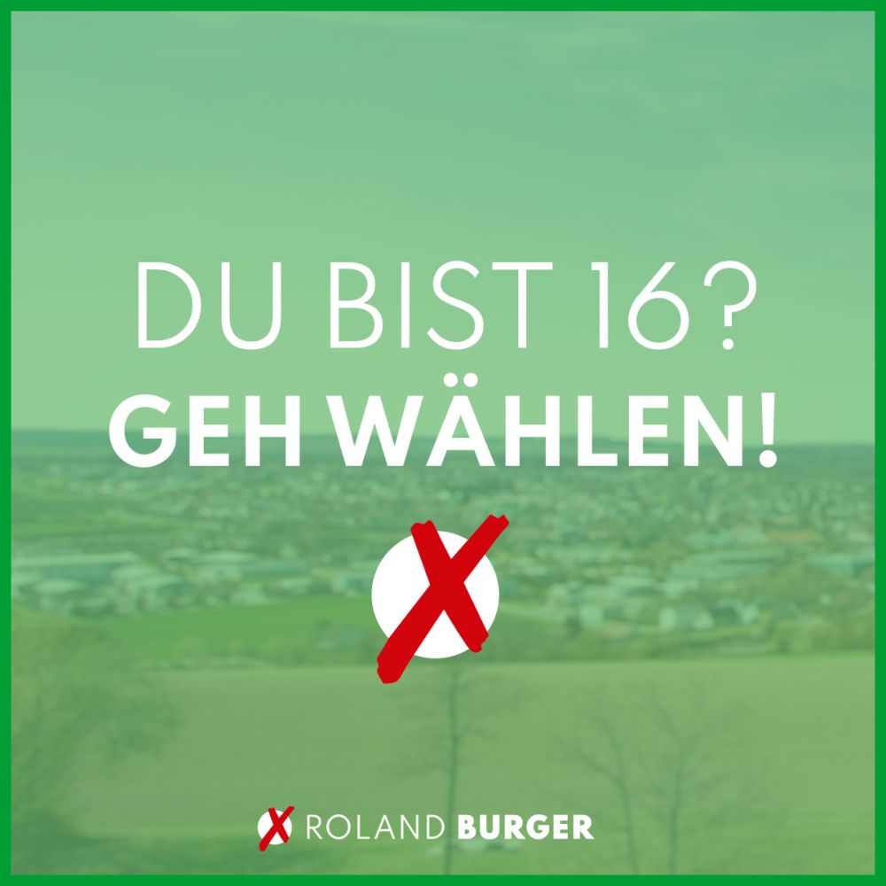 Wahlaufforderung an alle ab 16