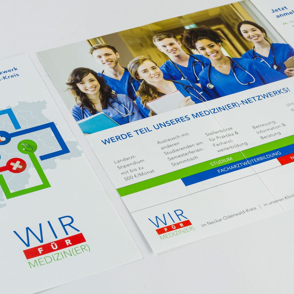 Flyer Medizinernetzwerk