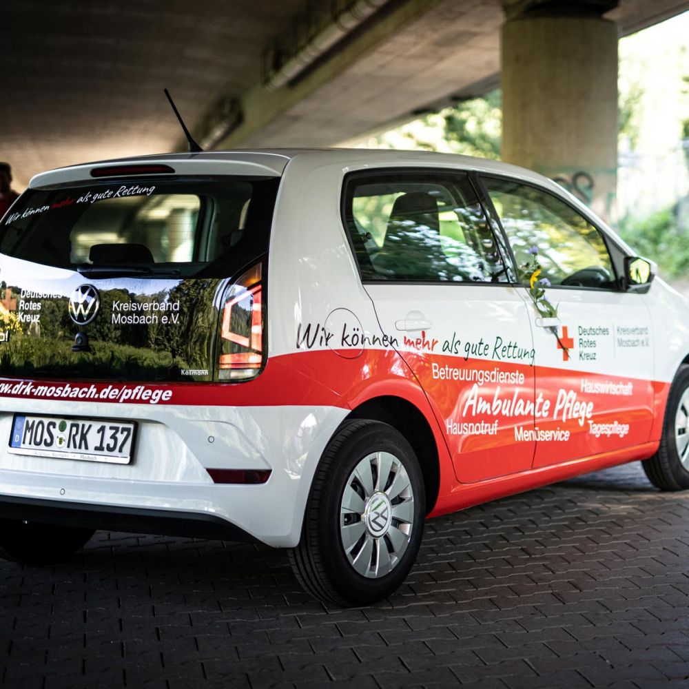 Fahrzeugbeklebung Rückseite