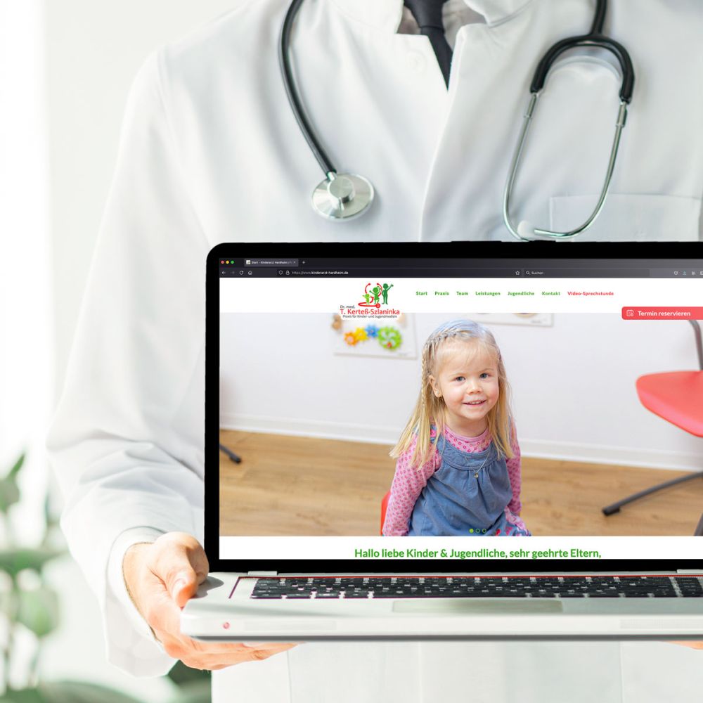 Webseite der Kinderärztin in Hardheim