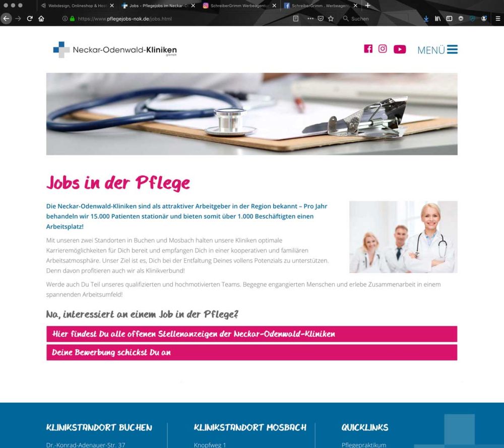 Jobs in der Pflege