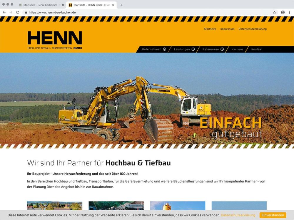Startseite Henn Bau Buchen