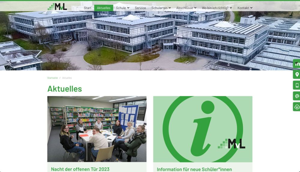 Screenshot Aktuelles